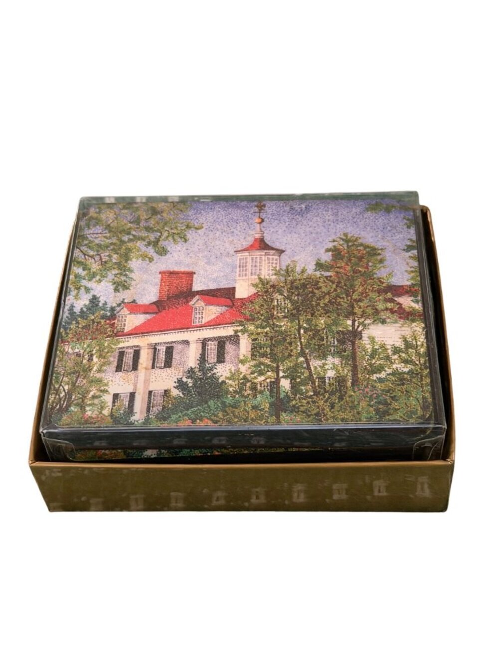 1994 MMA Sèvres Coasters Set Metropolitan Museum of Art Mount Vernon Style 4x4 S